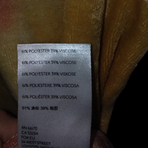 Free People Bright Eyes Velvet Woman's Top Sunshine Combo (yellow) Tie Dye Large - Picture 7 of 8